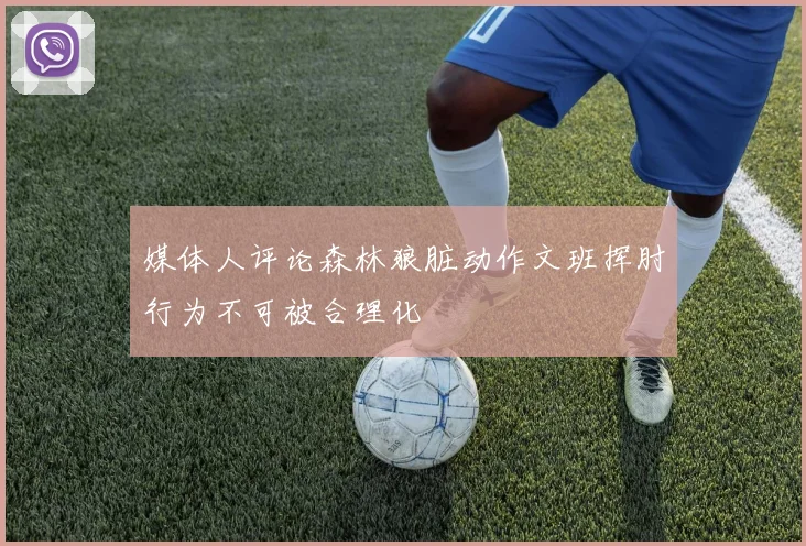 媒体人评论森林狼脏动作文班挥肘行为不可被合理化